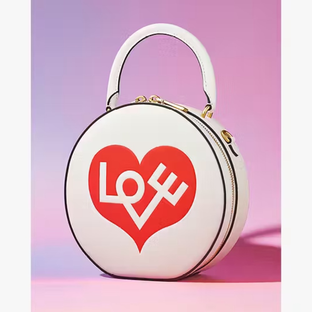 Brand New: Alexander Girard x Kate Spade New York Heart Embossed Crossbody